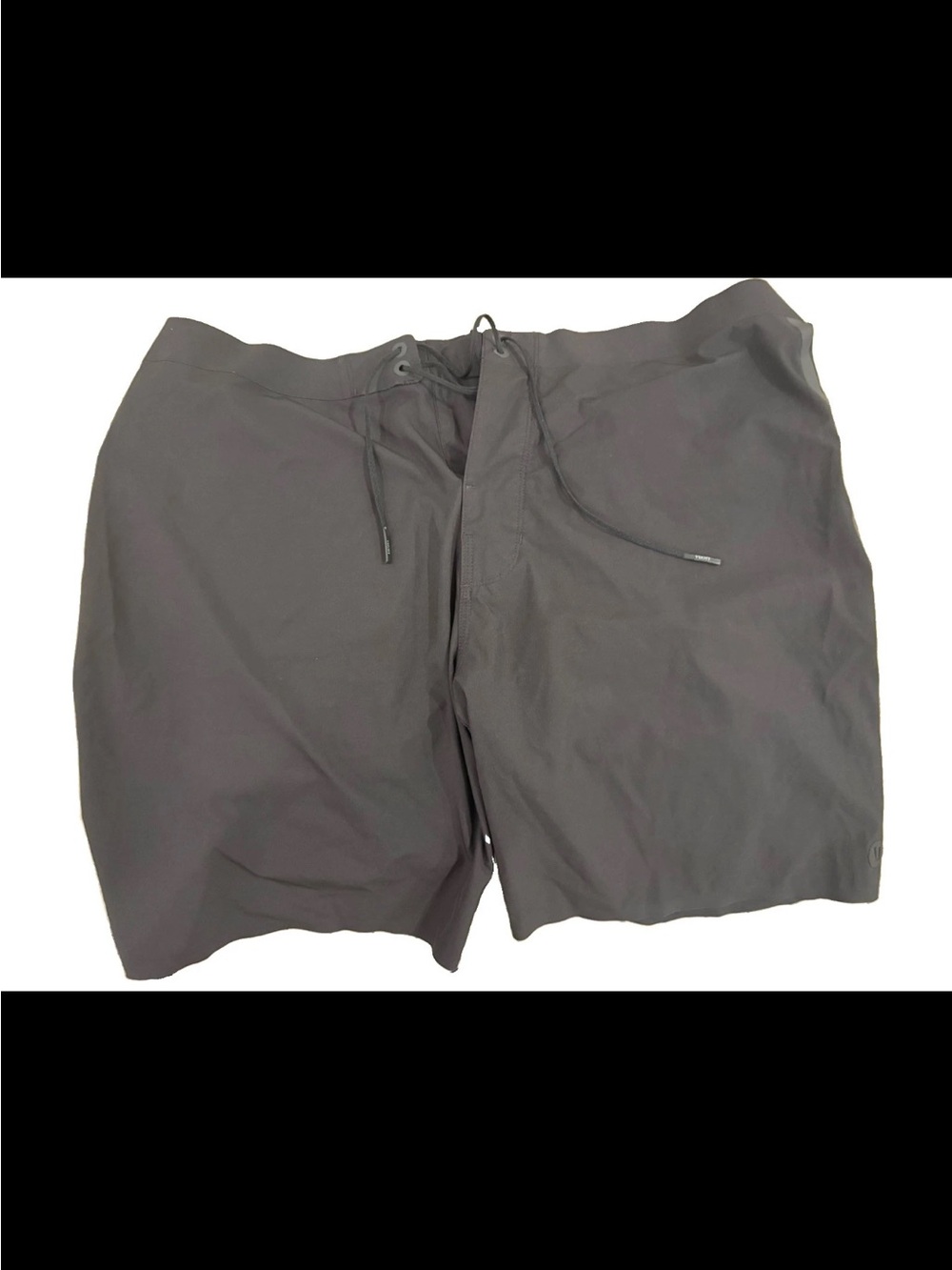 Vuori Mens Boardshort 34 Black Cruise Knox Shorts V3017 Tech 4-Way Stretch